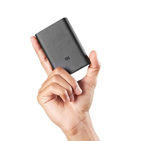 Mi 3 10,000 mAh Mini Ultra Compact Fast Charging Powerbank – Black