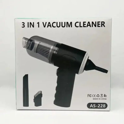 3 In 1 Portable Vacuum Cleaner Duster Blower  Wireless Air Pump