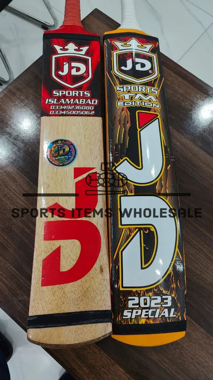 JD Coconut (TM) Edition Tape Ball Cricket Bat Full-Cane Original + 6 Big Shot Balls